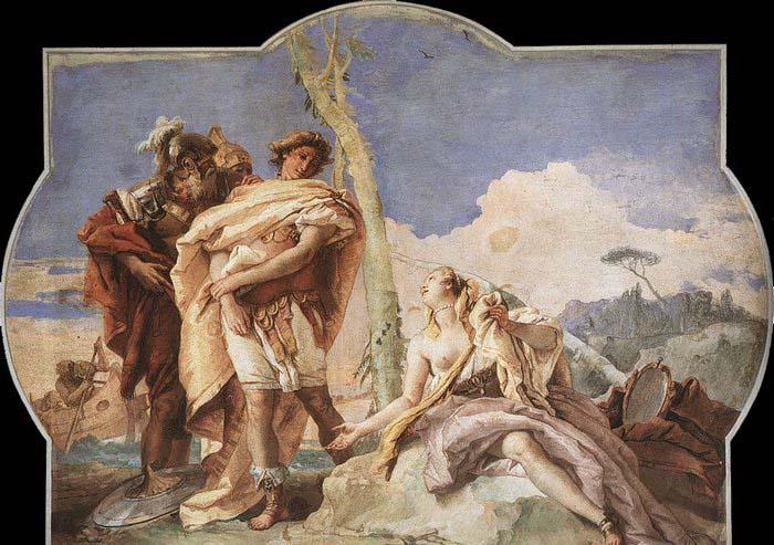 Giovanni Battista Tiepolo Rinaldo Abandoning Armida Germany oil painting art